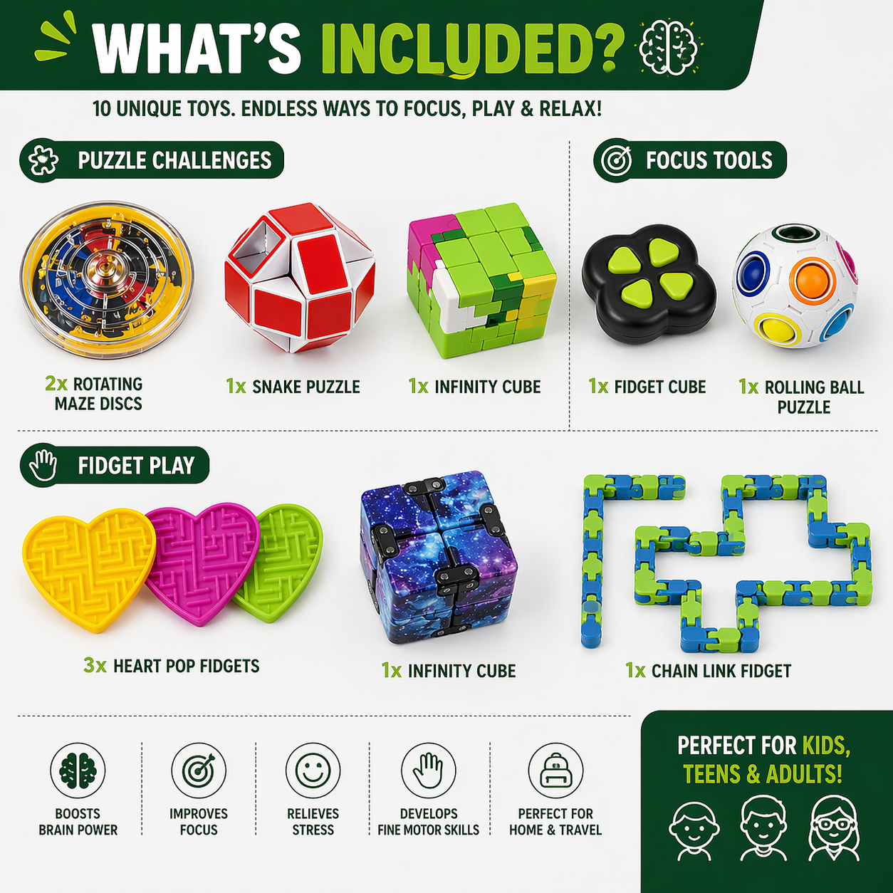 Brain Boost Fidget Kit