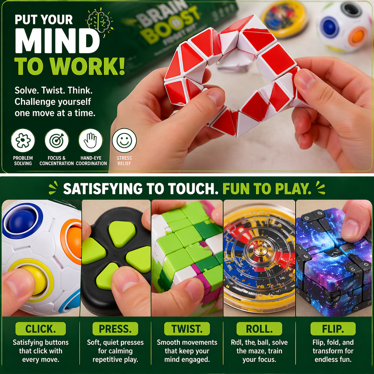 Brain Boost Fidget Kit