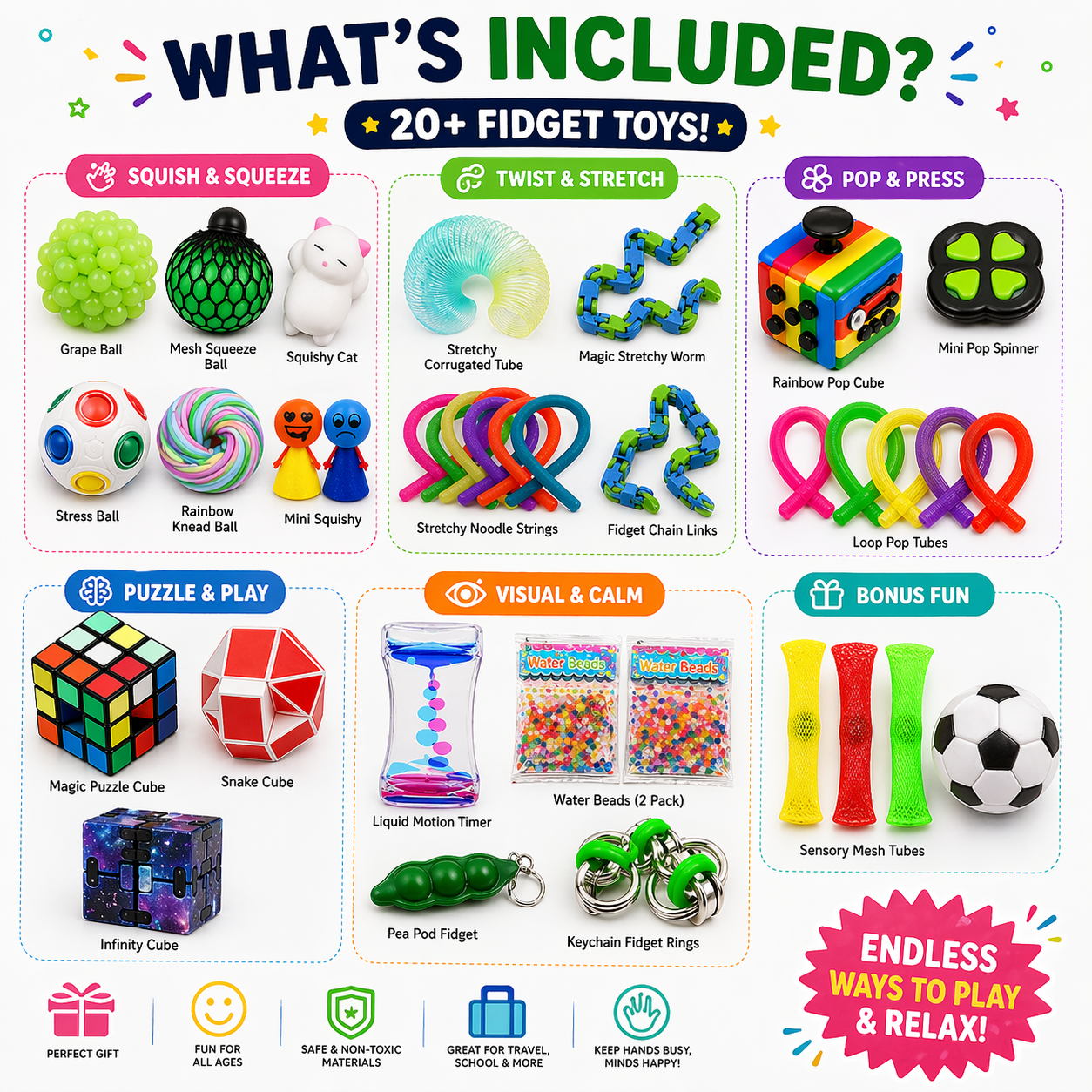 Mega Mix Fidget Kit